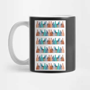 STOKE ON TRENT: COLOURED POT BANKS Mug